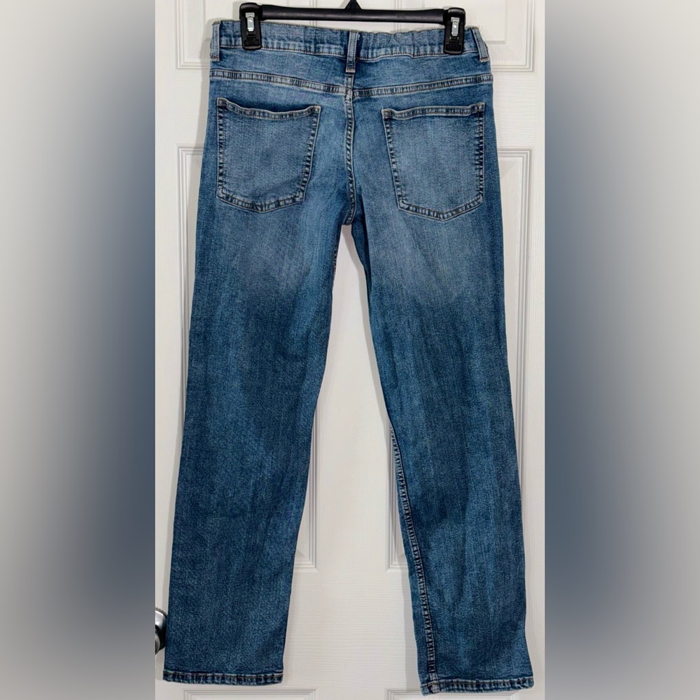 Thereabouts Boys Jeans Size 14 Husky Slim Fit Blue Denim Straight Leg Casual - Picture 2 of 4